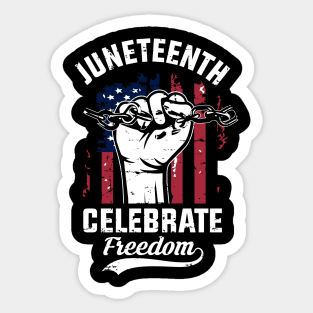 Juneteenth Celebrate Freedom, Black History Sticker